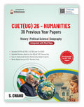 CUET UG Humanities 30 PYP Book 2026 for Entrance Exam | History + Political Science + Geography | Previous Year Question Paper P