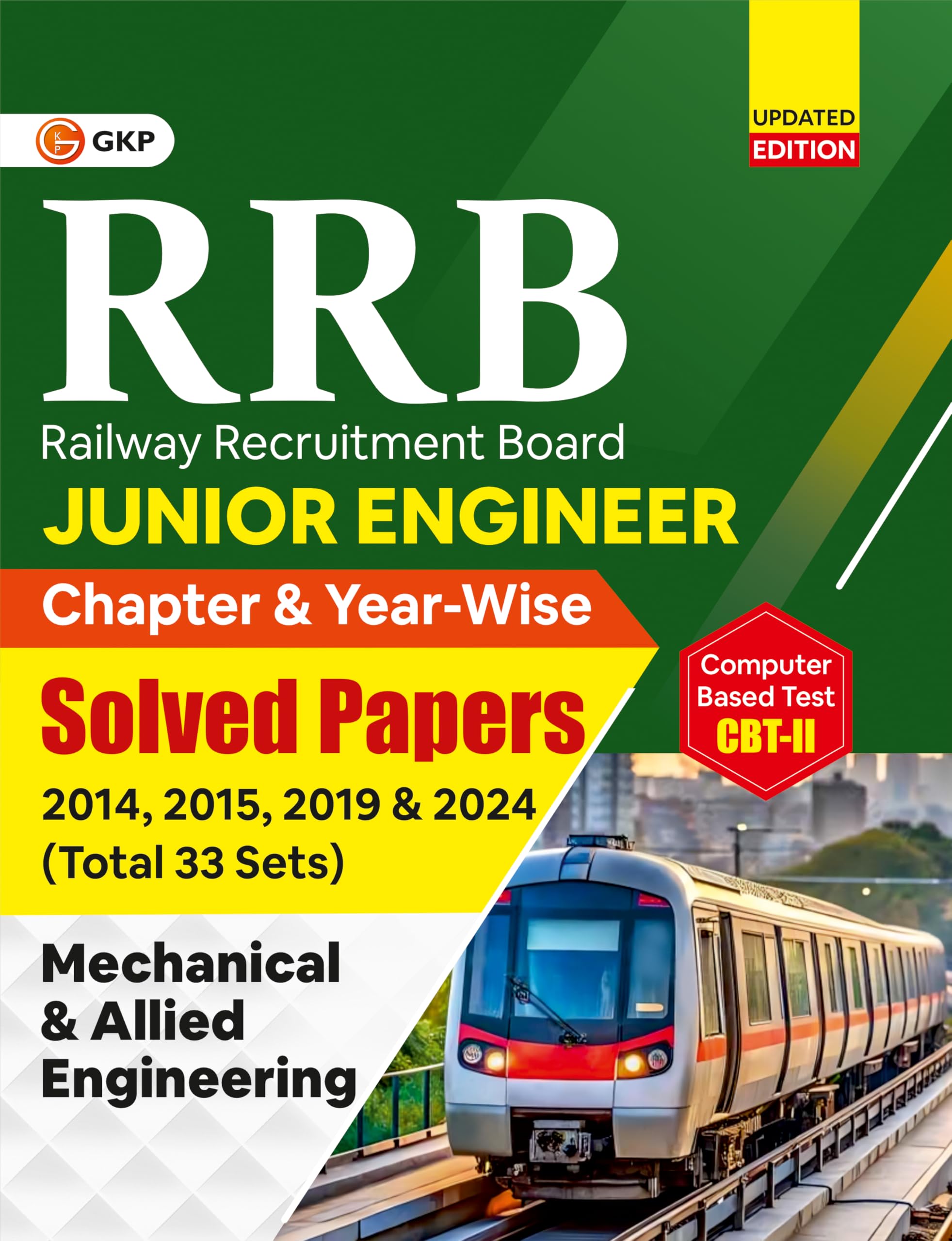 GKP RRB JE 202526 : Junior Engineer CBT II  Mechanical & Allied Engineering | ChapterWise & YearWise Solved Papers (2014, 20