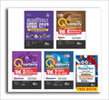 Disha Latest 2025  2026 Current Affairs Pack Of 4 Quarterly Issues (April 2024 To March 2025) With Budget For Competitive Exams