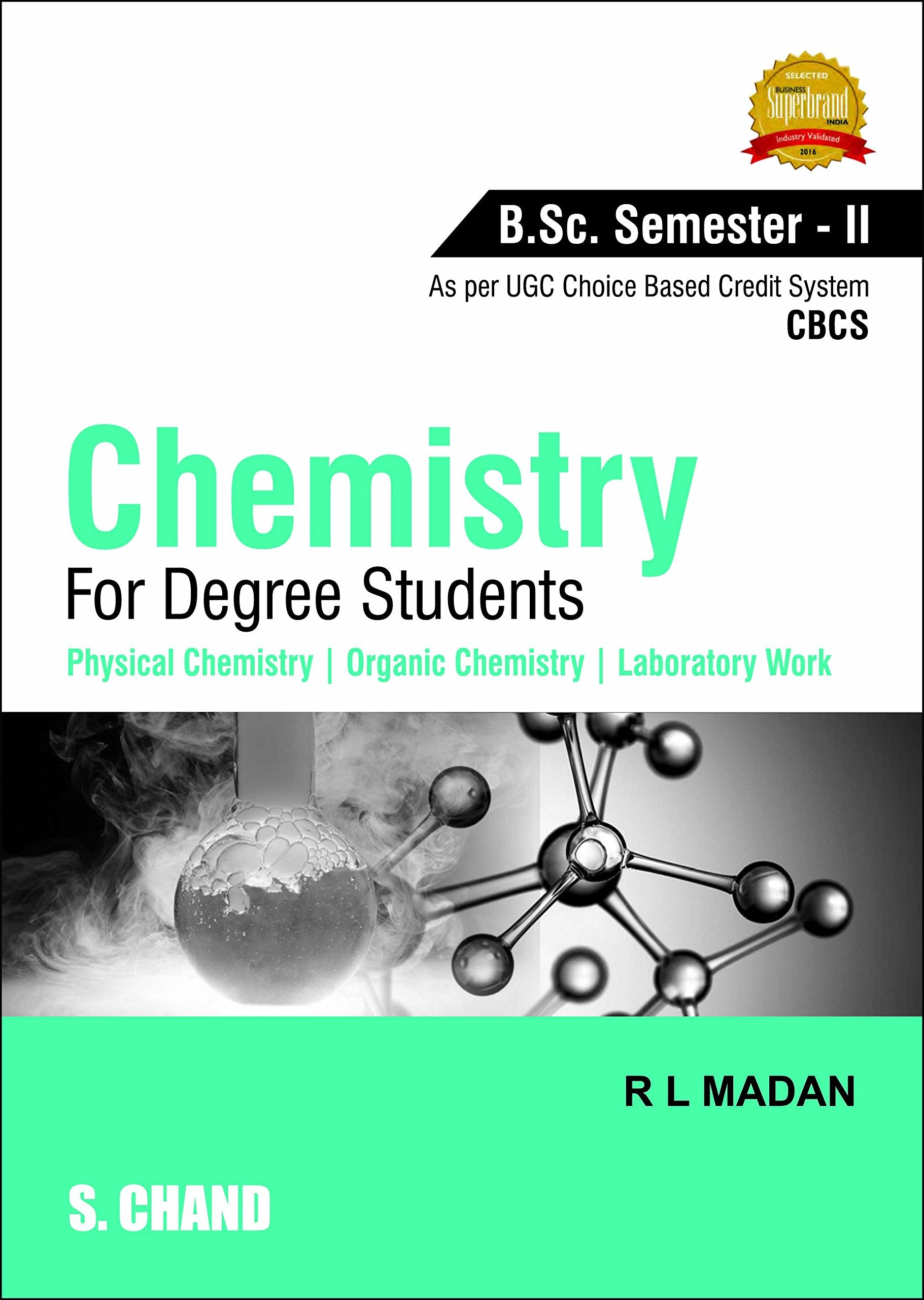Chemistry for Degree Students B.Sc. Semester  II (As per CBCS)