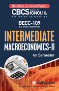 Gullybaba IGNOU BAECH 4th Sem BECC109 Intermediate MacroeconomicsII in English  Latest Edition IGNOU Help Book with Solved Pr