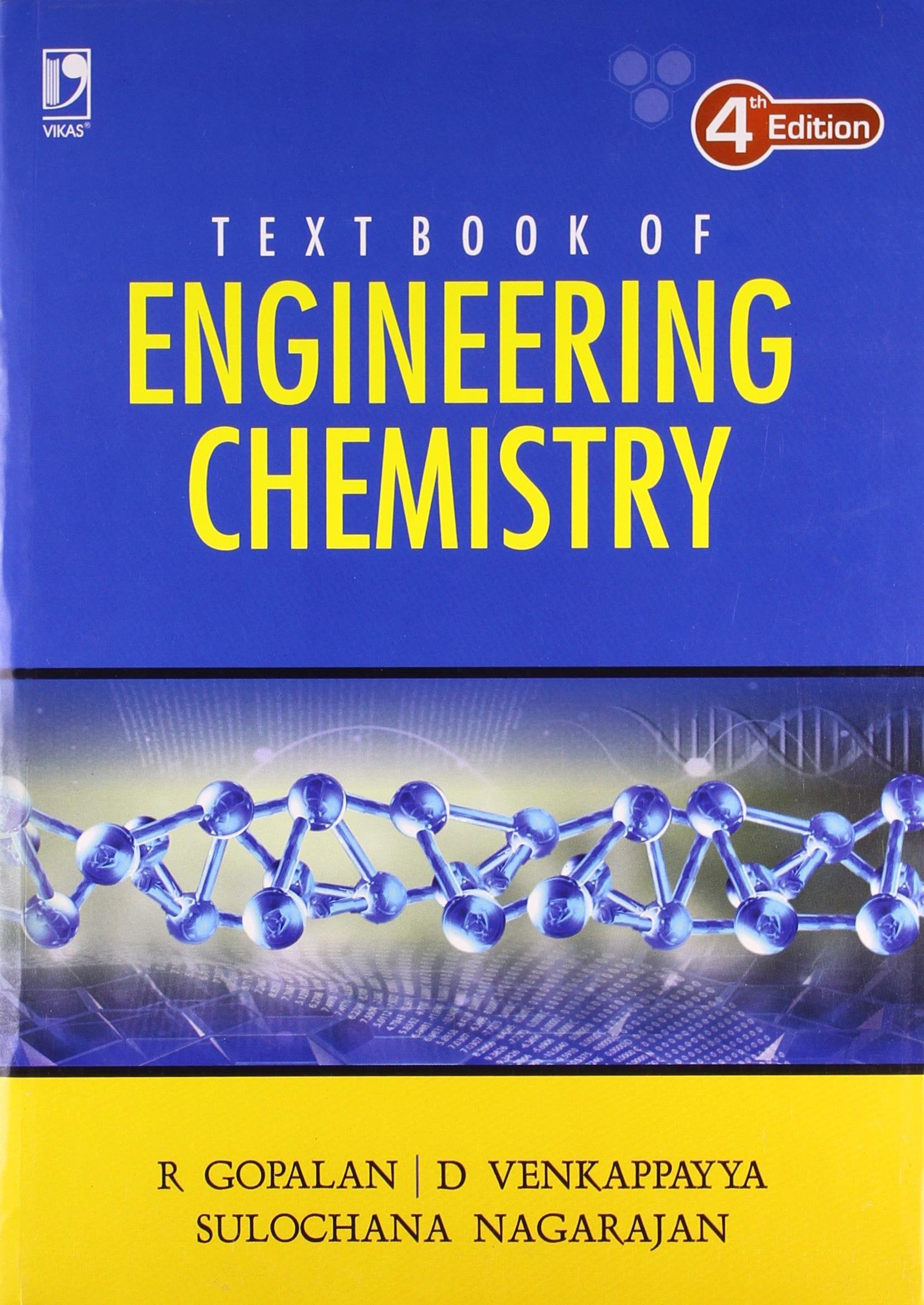 Textbook of Engineering Chemistry, 4th Edition