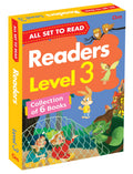 All Set To Read Readers Level 3 Independent Reading With Small Paragraphs Readers 6 Books In A Blue Box