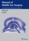 MANUAL OF MIDDLE EAR SURGERY VOL. 2: MASTOID SURGERY AND RECONSTRUCTIVE PROCEDURES: 1/E