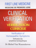 Clinical Verification Verification Clinique  Verification of Homeopathic Symptoms