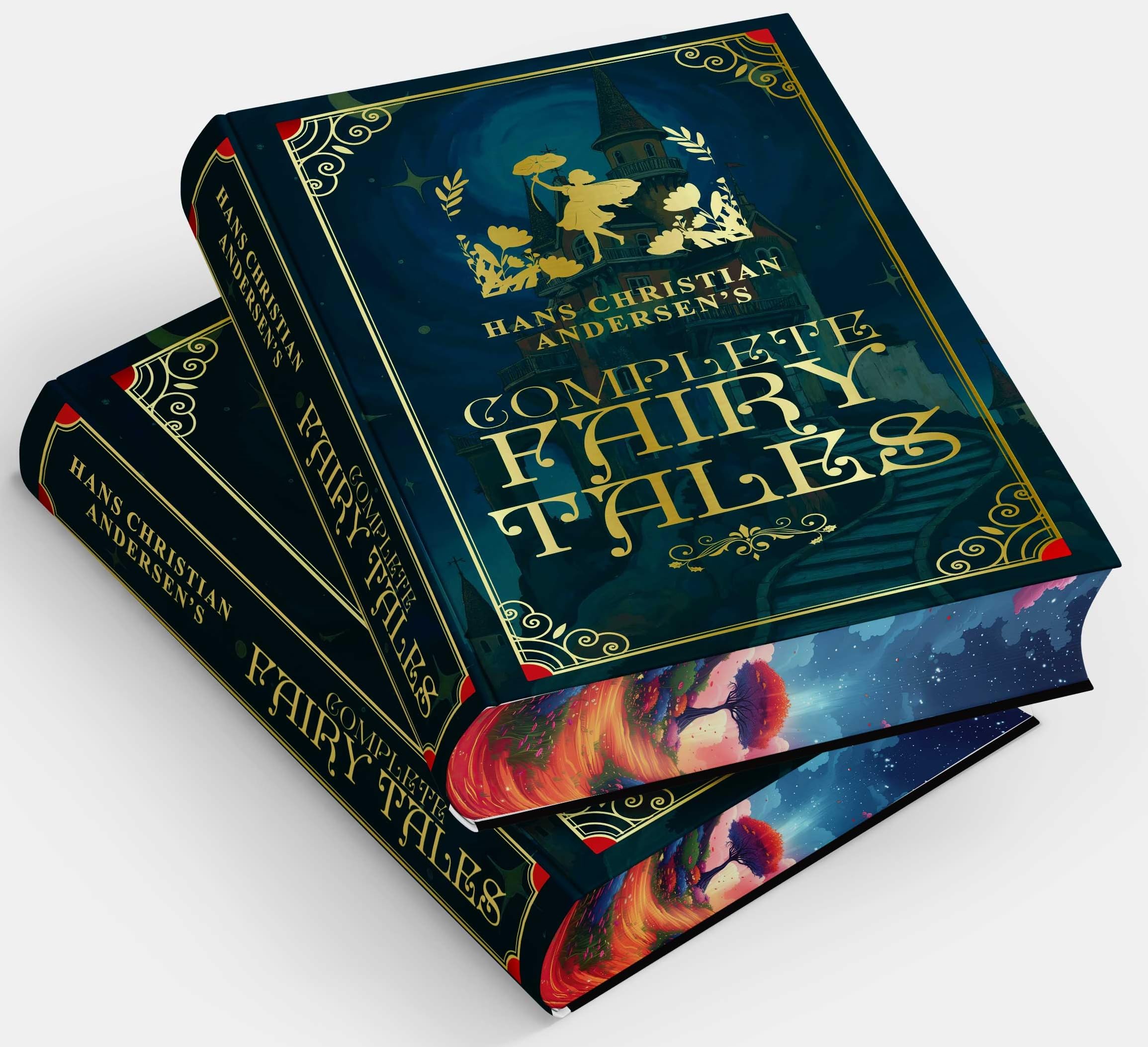 Hans Christian Andersens Complete Fairy Tales  Deluxe Limited Edition Hardcover | Illustrated Classic Collection & Gift Book