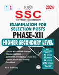 SURAS SSC (Staff Selection Commission) Examination for Selection Posts Phase XII 12 Higher Secondary Level Exam Books 2024 Late