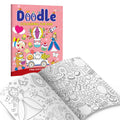 Doodle Colouring for Kids  Pink Edition : Adorable Colouring Designs for Kids, Delightful Doodle Artwork Book, Relaxing Colour