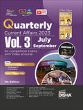 Quarterly Current Affairs 2023 Vol. 3  July To September For Competitive Exams With Video Ecourse 7Th Edition | Latest Updates 