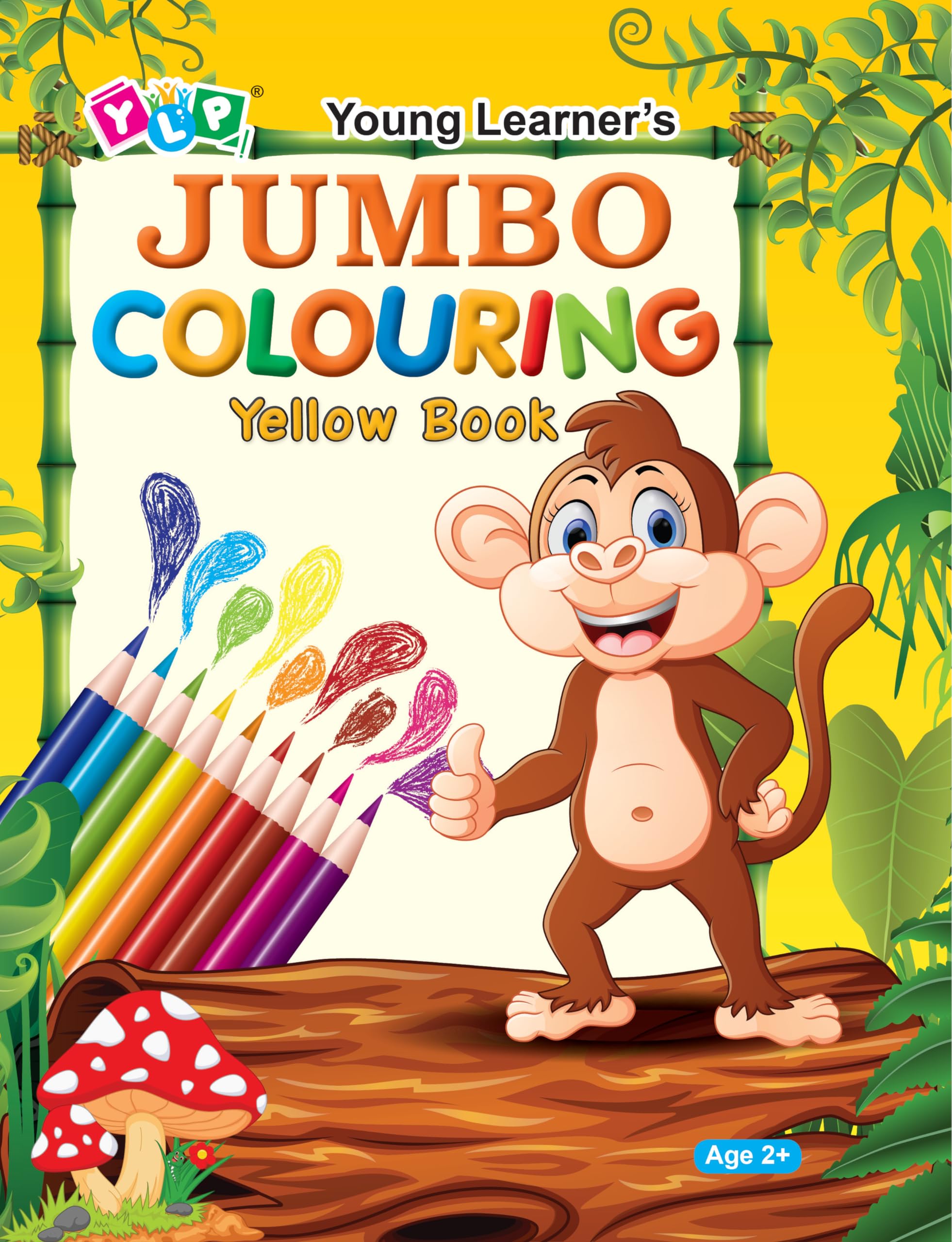 Jumbo Colouring Yellow Book