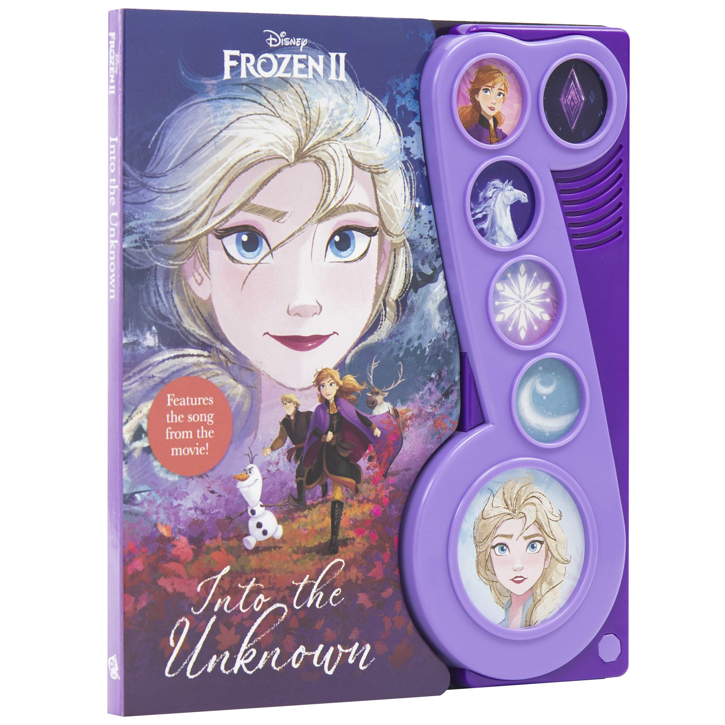 Disney Frozen 2 Elsa, Anna, Olaf, and More!  Into the Unknown Little Music Note Sound Book  PI Kids (PlayASong)