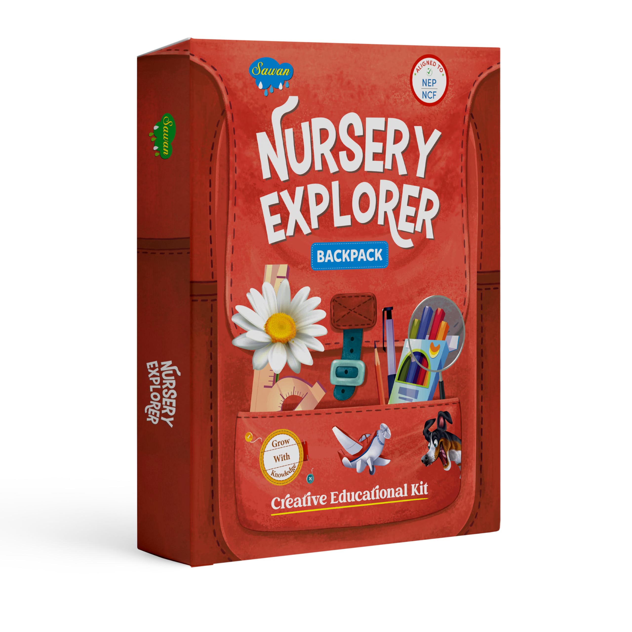 NURSERY EXPLORER BACKPACK SET OF 8 BOOKS | Embark on an Epic Learning Journey with the Nursery Explorer Backpack: A Treasure Tro
