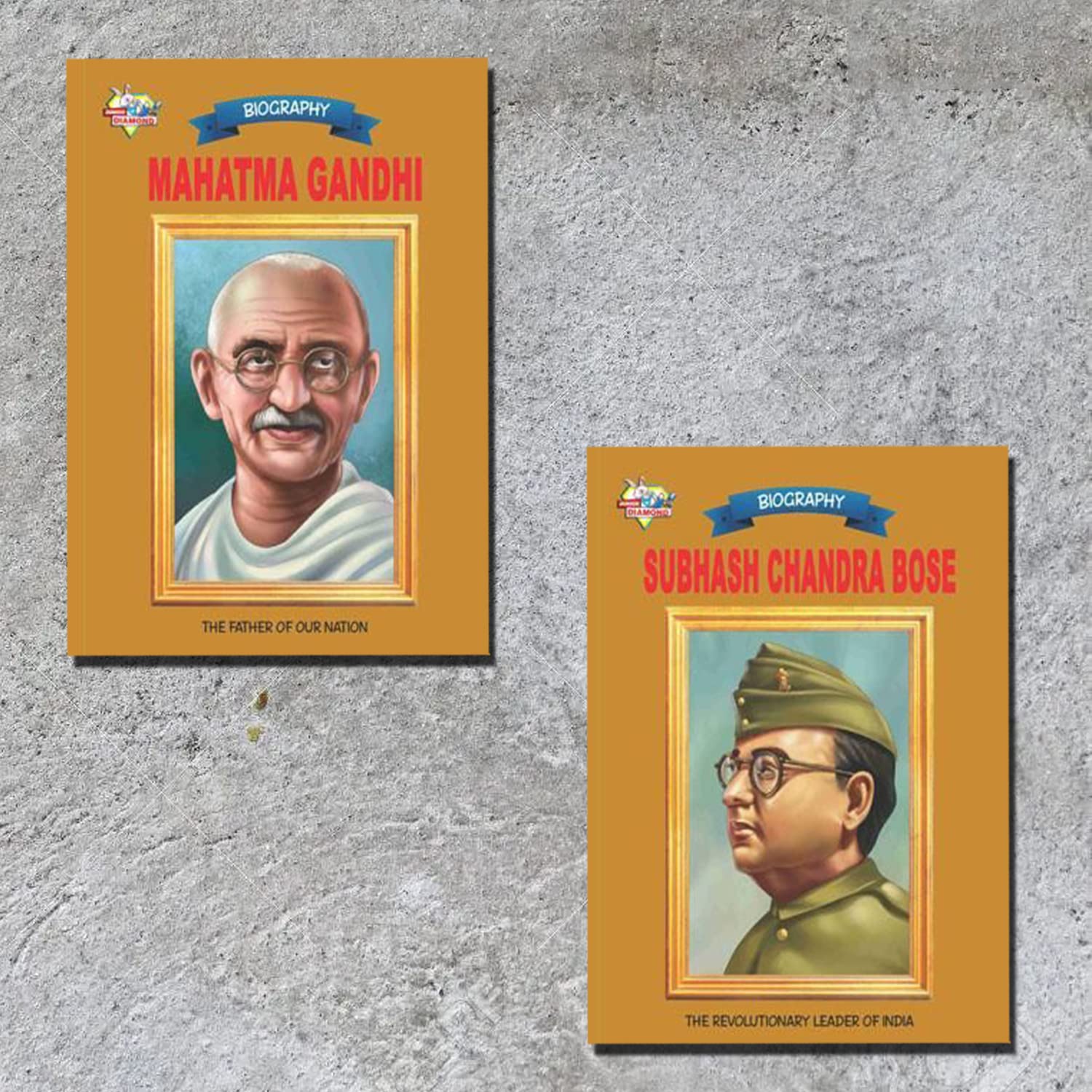 Biographies Of Freedom Fighters| Set Of 2 Books | Mahatma Gandhi + Subhash Chandra Bose