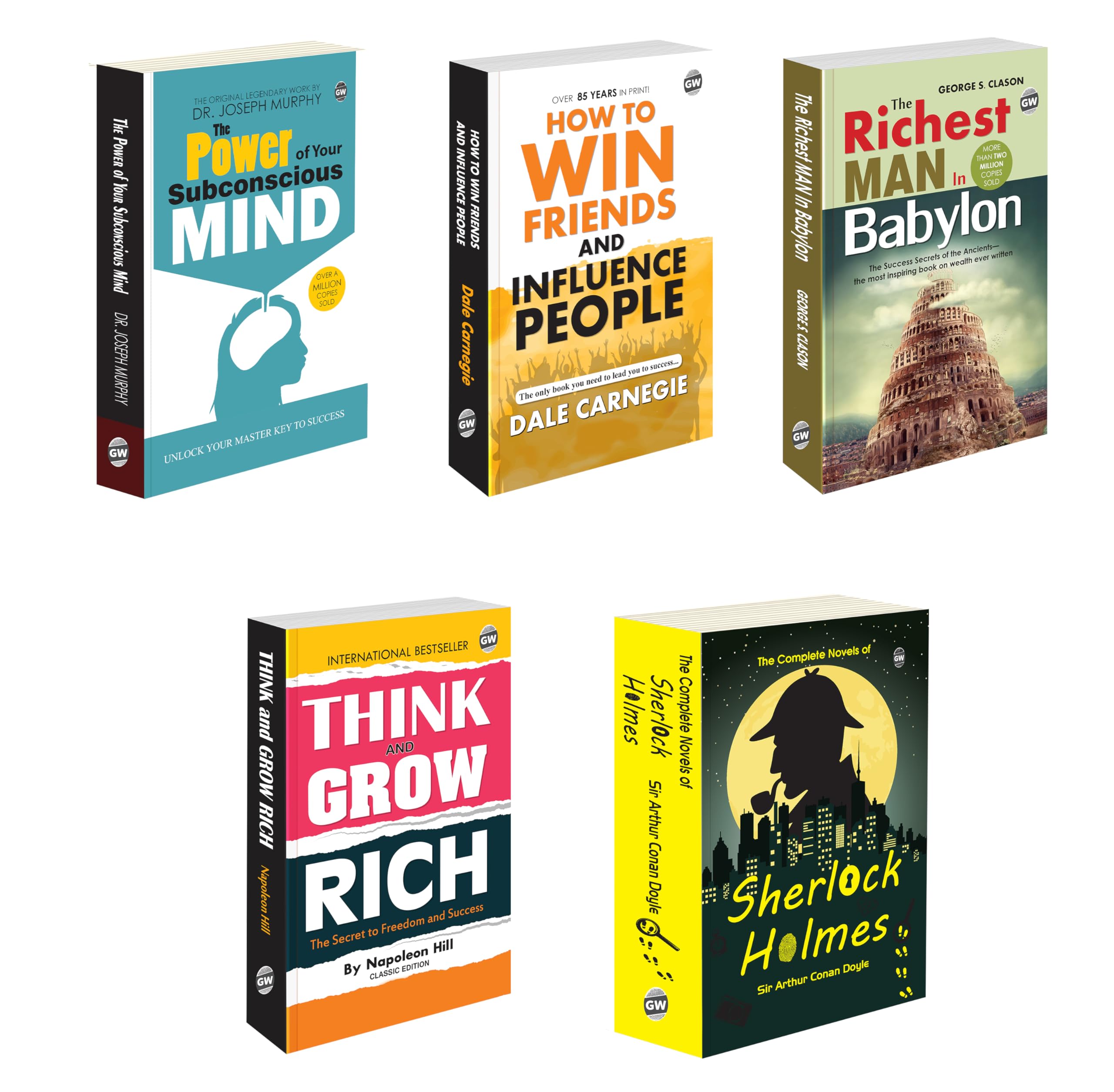 The Power of Your Subconscious Mind, Think & Grow Rich and more : Motivational & SelfHelp Combo, success mindset motivational 