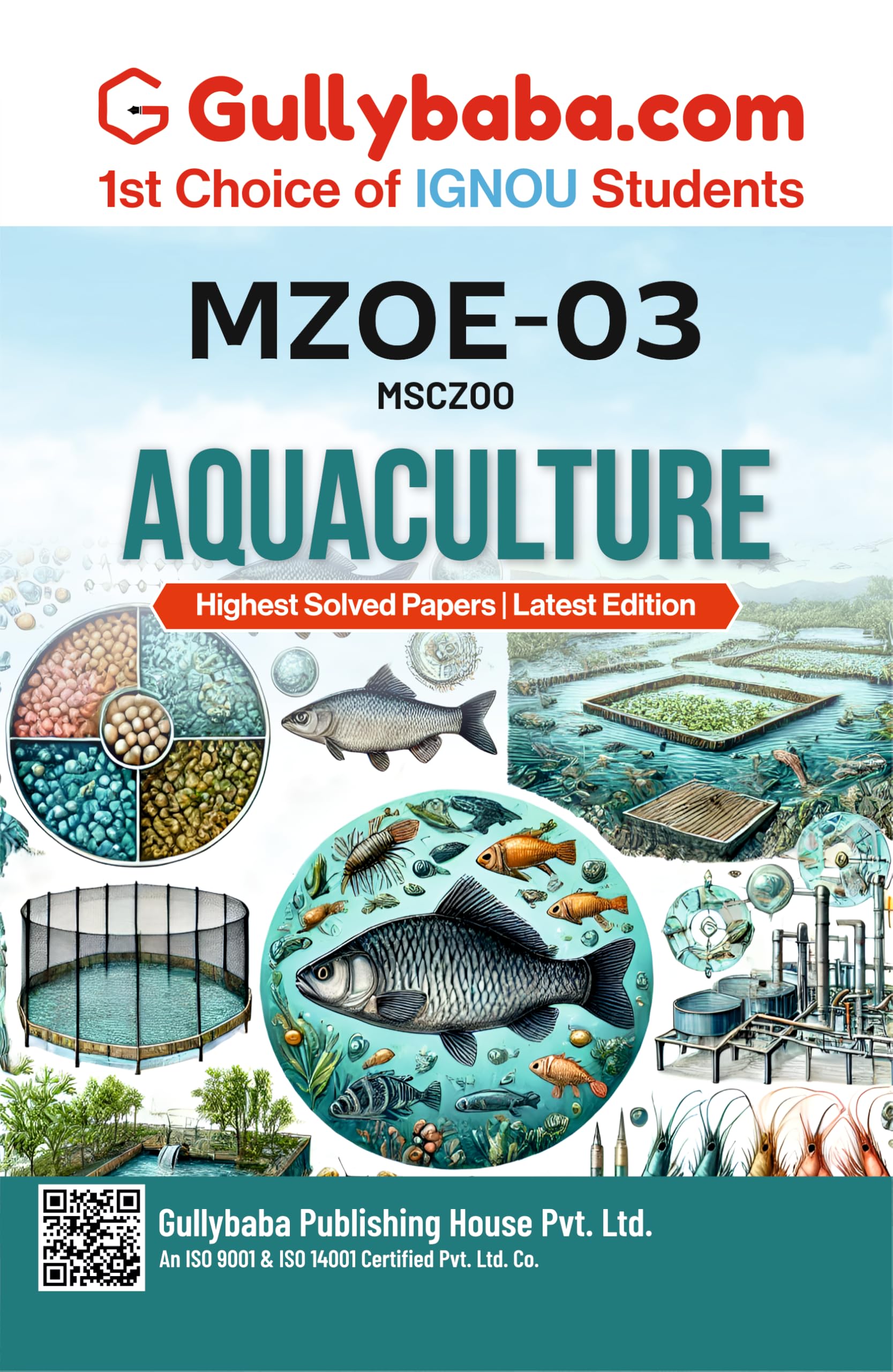 IGNOU MZOE 003 Aquaculture | Guide Book/Help Book Including Previous Year Solved Question Paper with Sample Paper & Important No