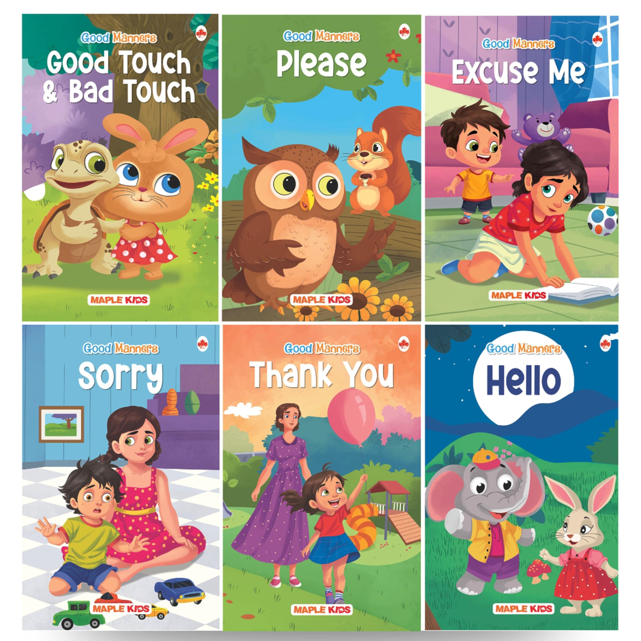 Story Books for Kids  Good Manners (Illustrated) (Set of 6 Books)  Bedtime Stories  Early Learning for Kids  Age 3+  Read A