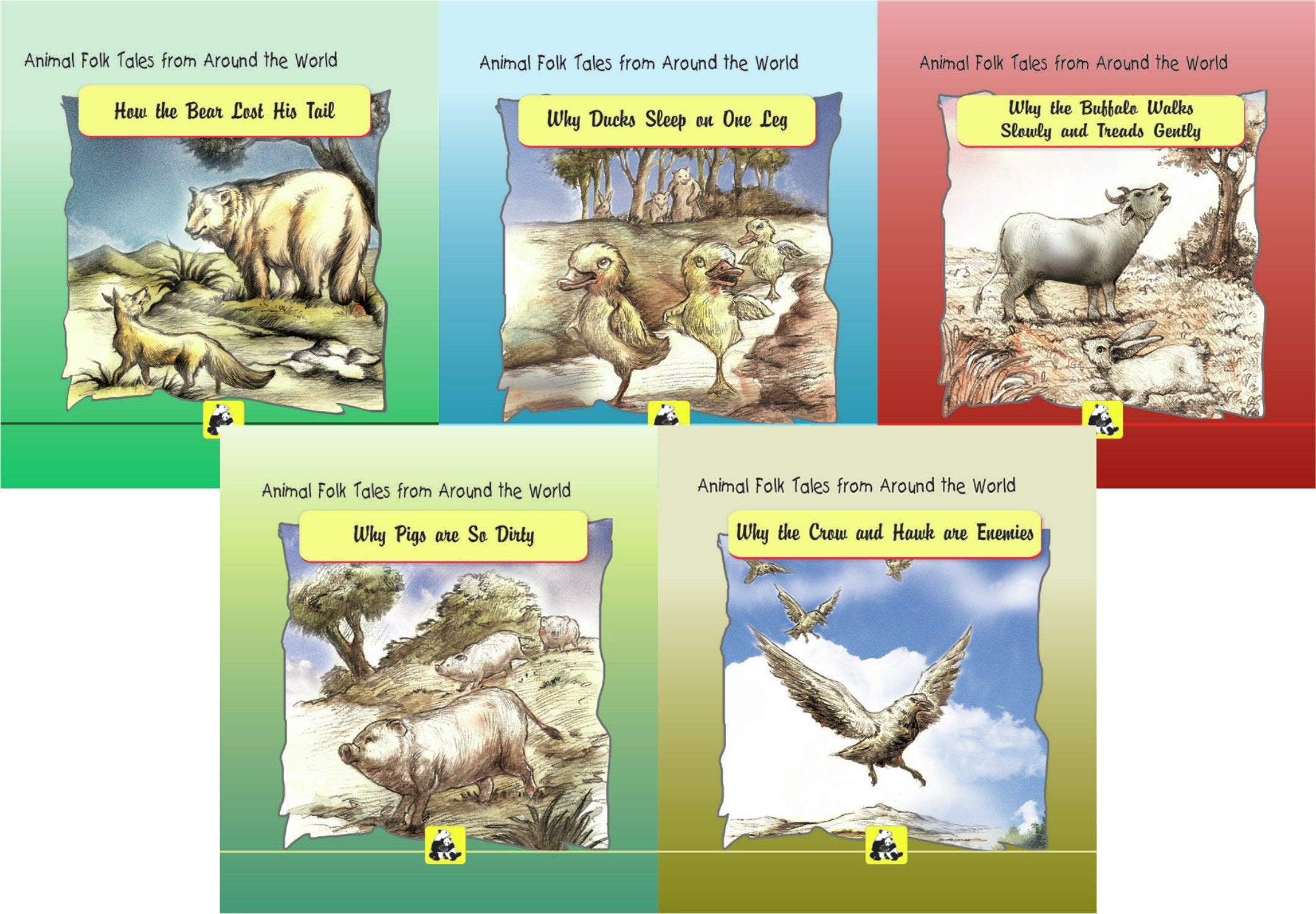 Animal Folk Tales from Around the World (Set of 5 Books)