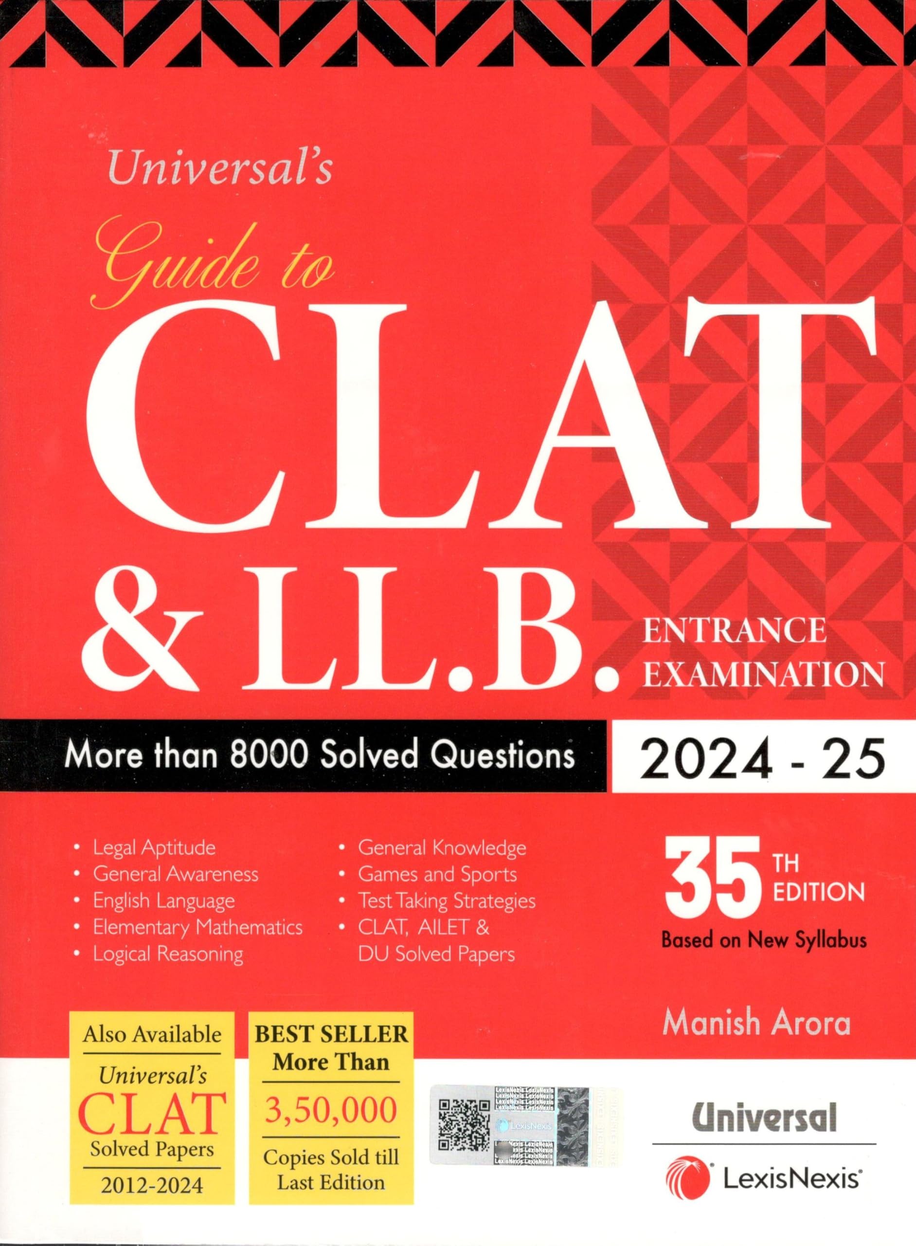 UniversalS Guide To Clat & Ll.B. Entrance Examination Latest 2024