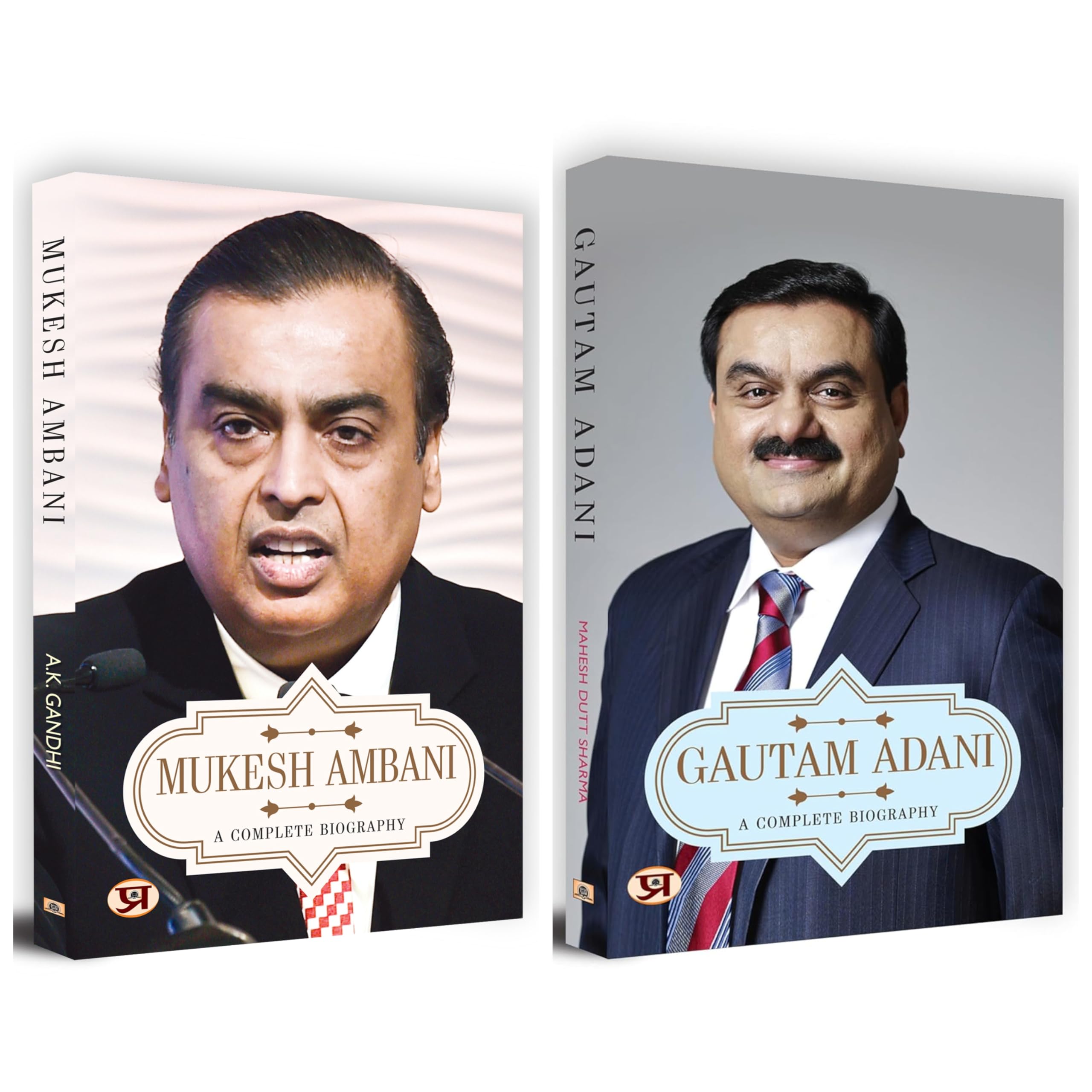 Indias Most Successful Businessman Biographies Bundle | Mukesh Ambani + Gautam Adani | Set of 2 Books
