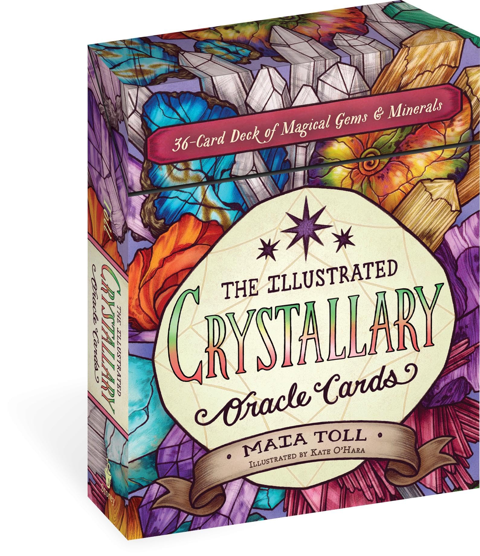 The Illustrated Crystallary Oracle Cards: 36Card Deck of Magical Gems & Minerals (Wild Wisdom)
