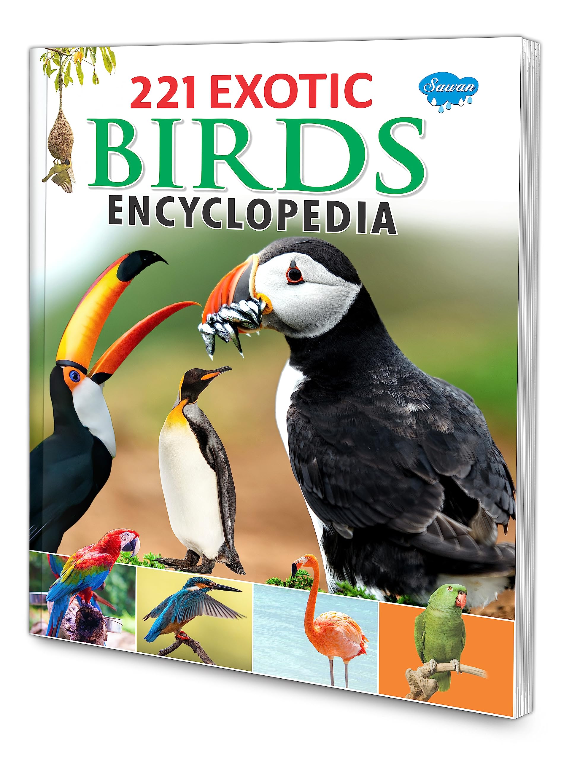 221 Exotic Birds Encyclopaedia [Paperback] Sawan; Manoj Publications Editorial Board and Sahil Gupta