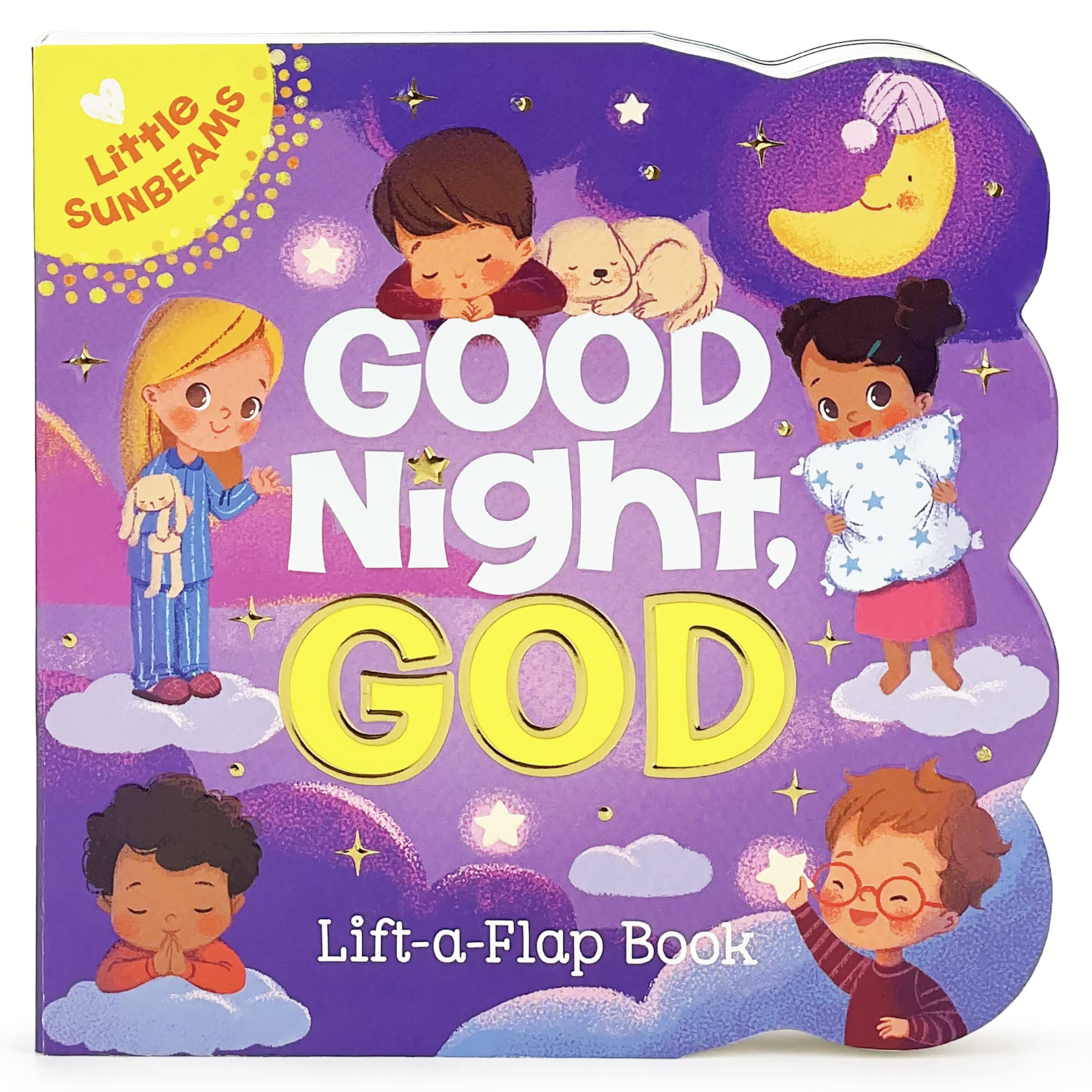 Good Night, God  LiftaFlap Board Book Gift for Easter Basket Stuffer, Christmas, Baptism, Birthdays Ages 15 (Little Sunbeams
