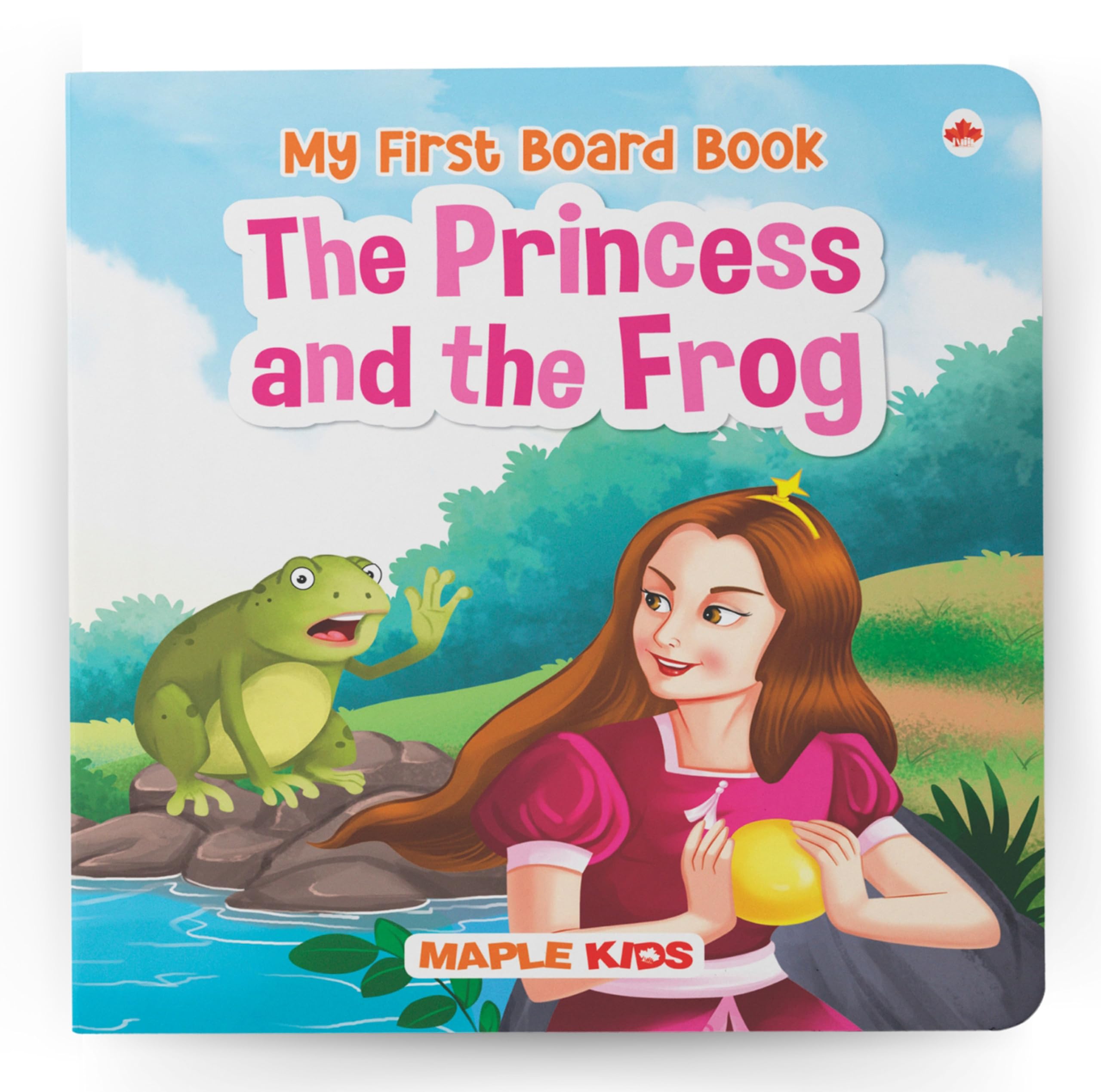 Story Book for Kids  The Princess and the Frog  Illustrated Board Book for Children  Age 0  2 Years