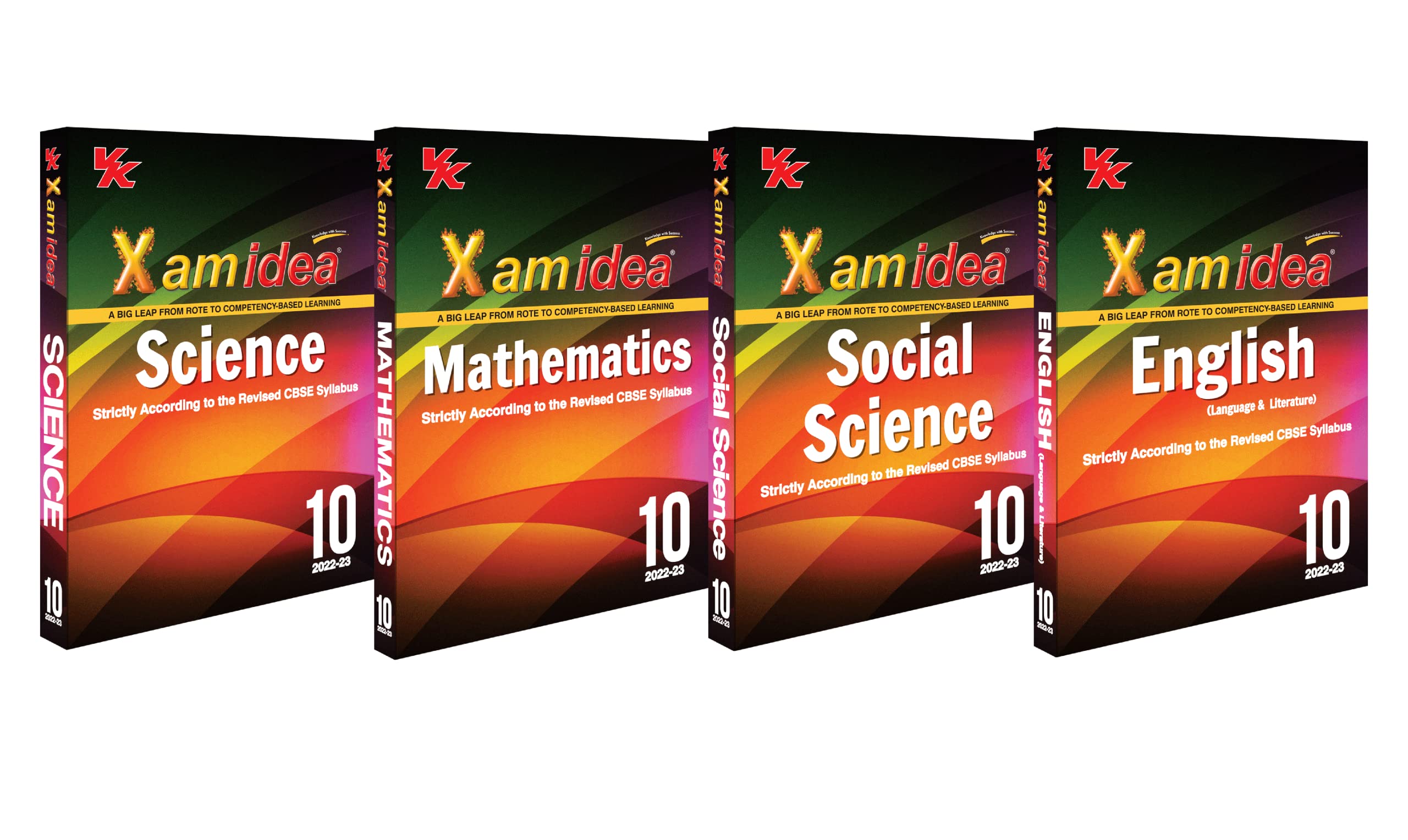 Xam Idea Bundle Set Of 4 Books (Science, Social Science, Mathematics & English) Book Class 10 | Cbse Board | Chapterwise Questio