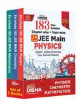 DishaS 183 New Syllabus ChapterWise & TopicWise Jee Main Physics, Chemistry & Mathematics (2025  2002) Previous Year Solved