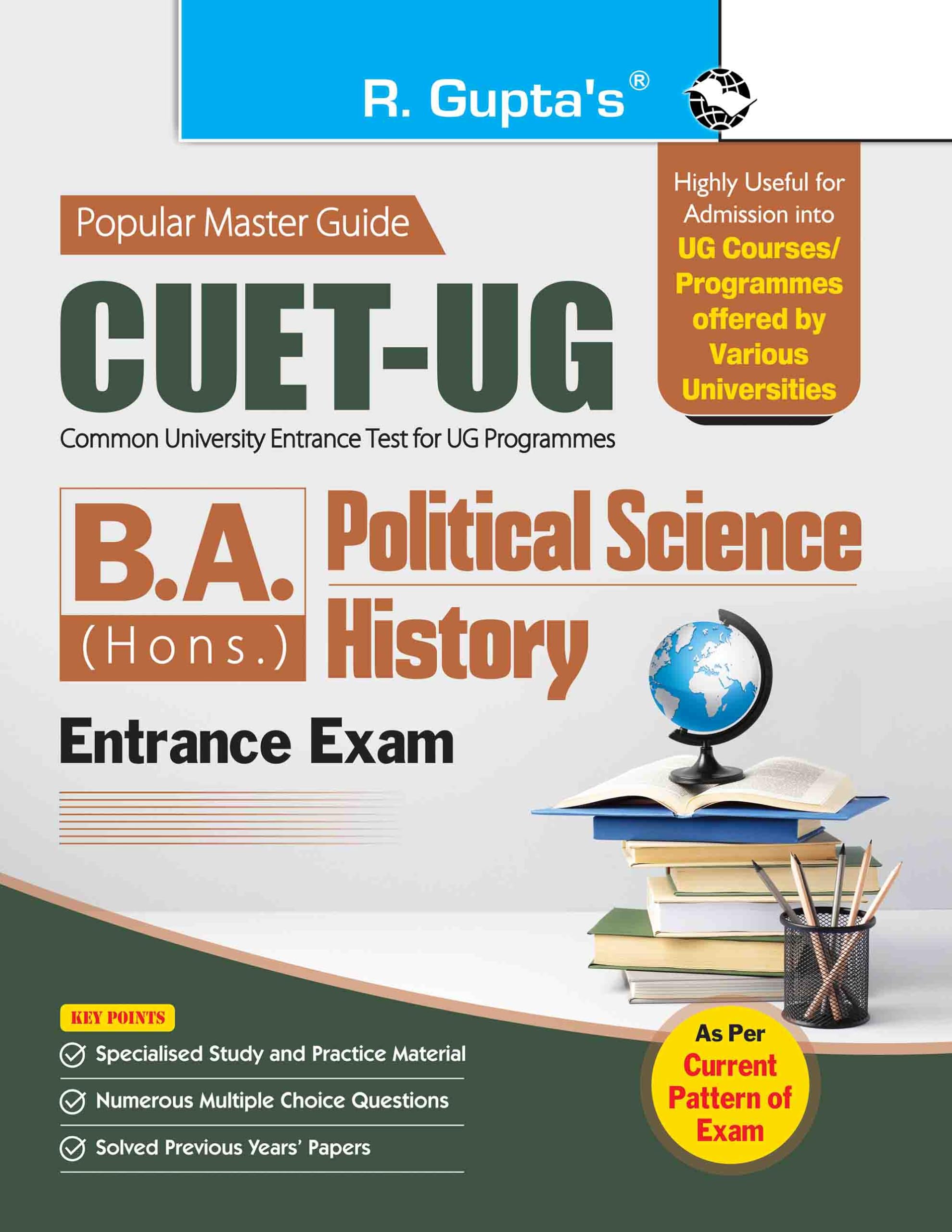 CUETUG: B.A. (Hons.) Political Science/History Entrance Exam Guide