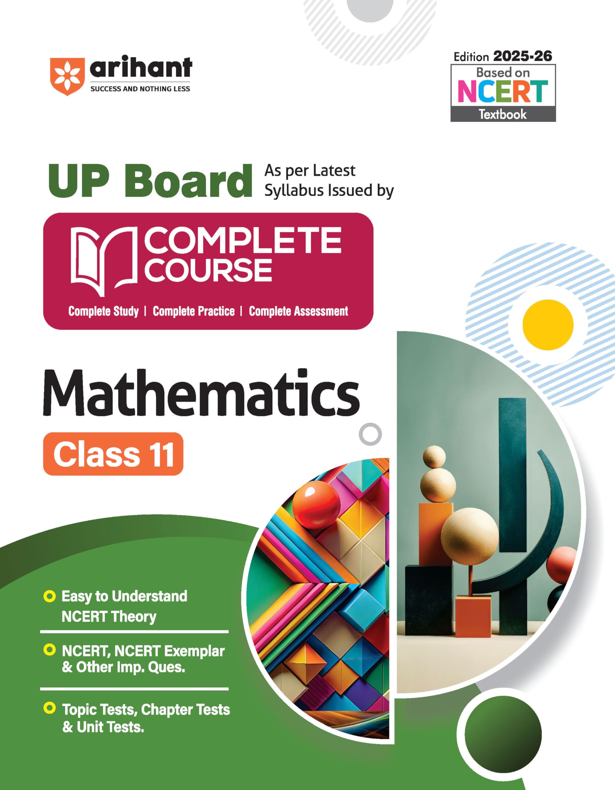 (Old Edition) Arihant UP Board Complete Course Mathematics Class 11 Exam 202526