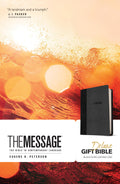 The Message Deluxe Gift Bible (LeatherLook, Black/Slate): The Bible in Contemporary Language