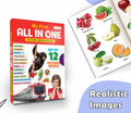 Childrens educational book collection (Red Edition) : Kids My First All in One Picture Library Box, Learning book for presch