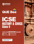 Arihant QUE Bee ICSE History & Civics Class 9 Exam 2026 | Quick Theory, Exam Pattern Questions and Sample Question Paper | Keywo