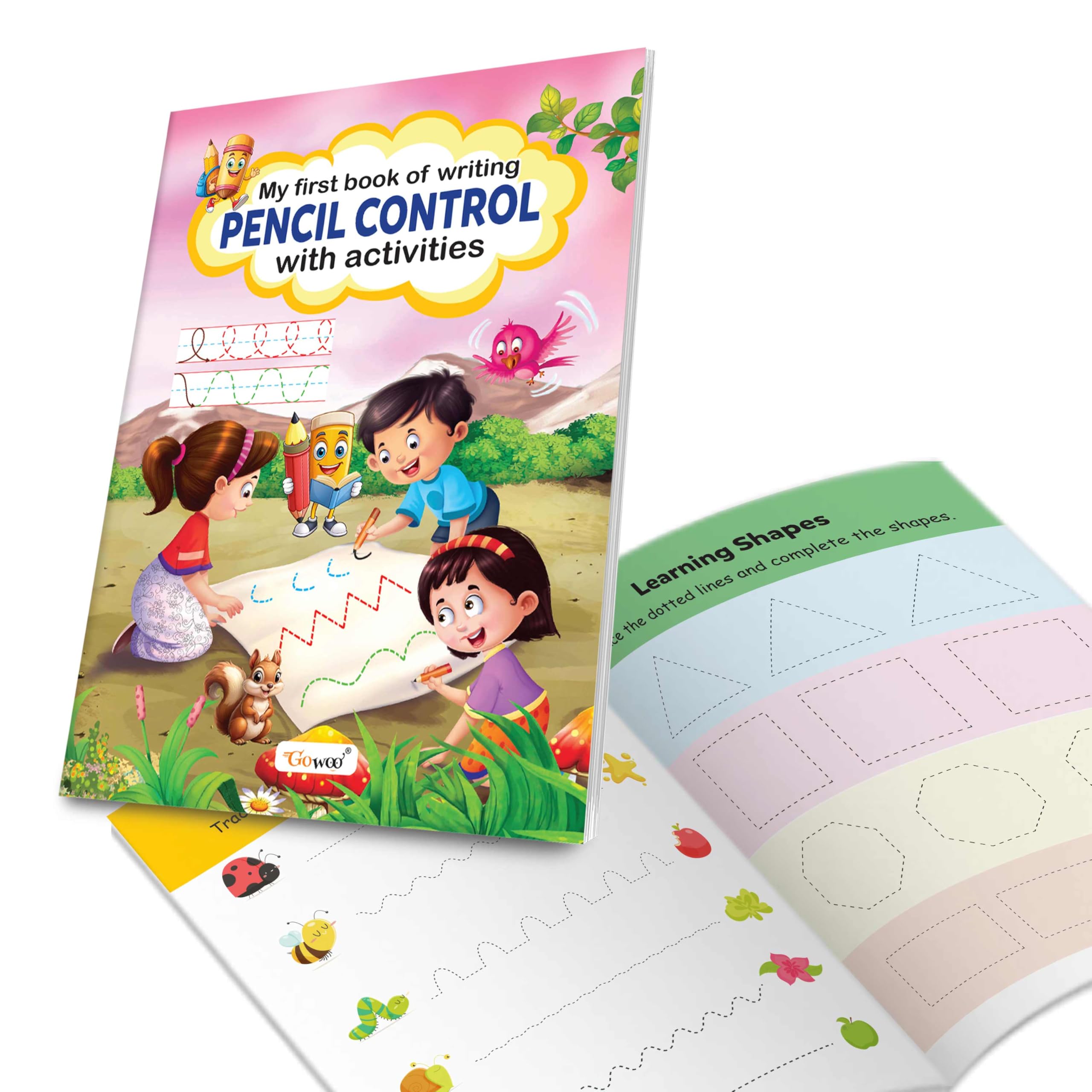 My First Book of Writing Pencil Control with activities : Educational book for Children, tracing activities for early learners, 