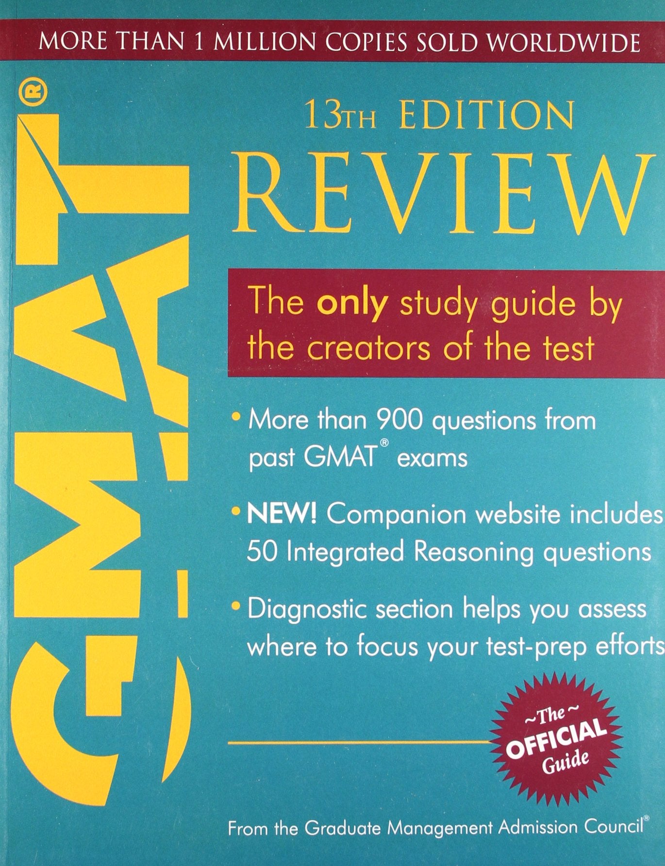 GMAT 13th Edition Review: The only Study Guide by the Creators of the Test: The Official Guide
