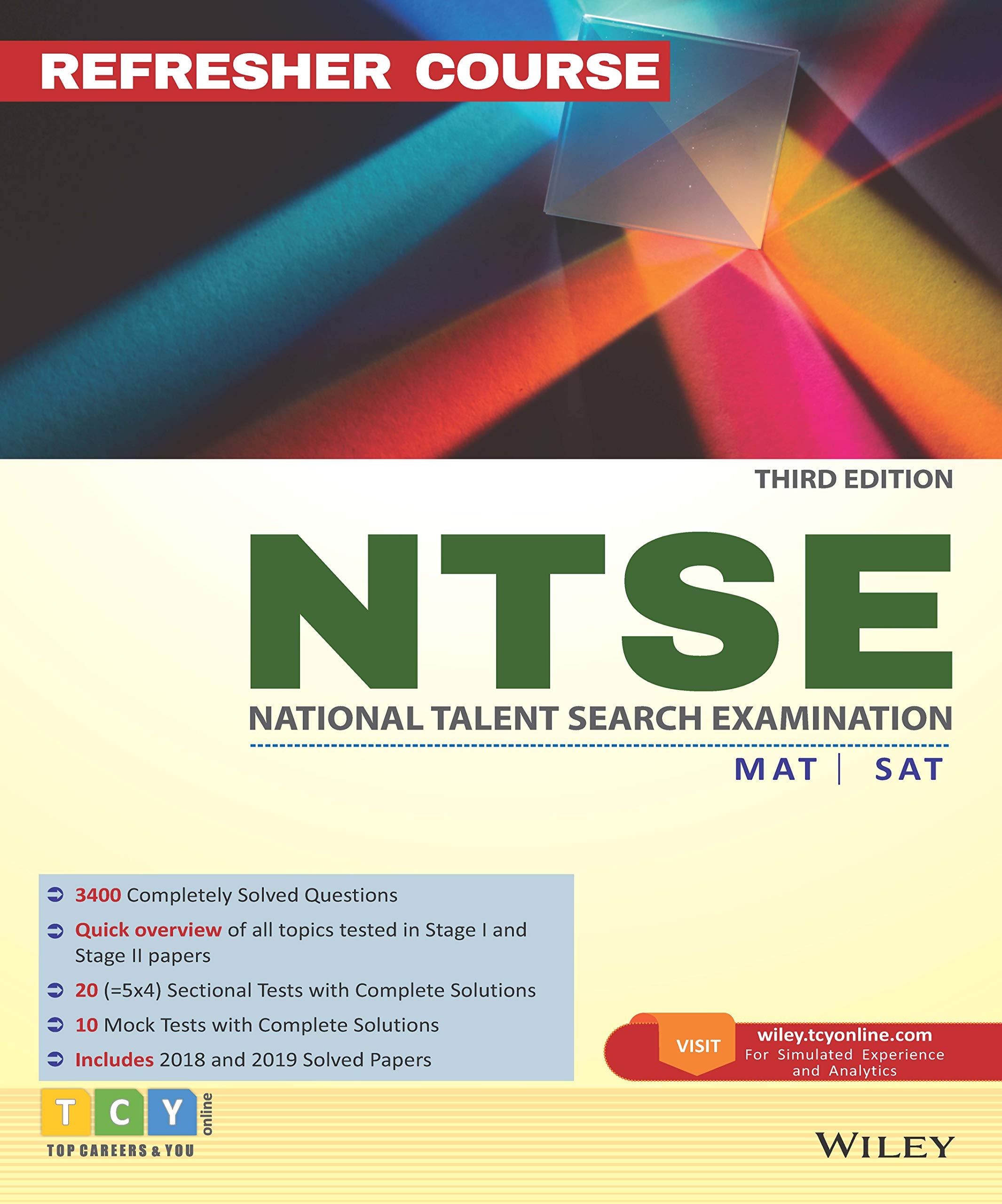 Wileys NTSE (National Talent Search Examination) Refresher Course, 3ed