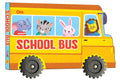 Cutout Board Book : School Bus  Small Wheel for Childrens Activity | Picture | Cute Rhymes | Wonderful Gift for Kids; 1+ Ages