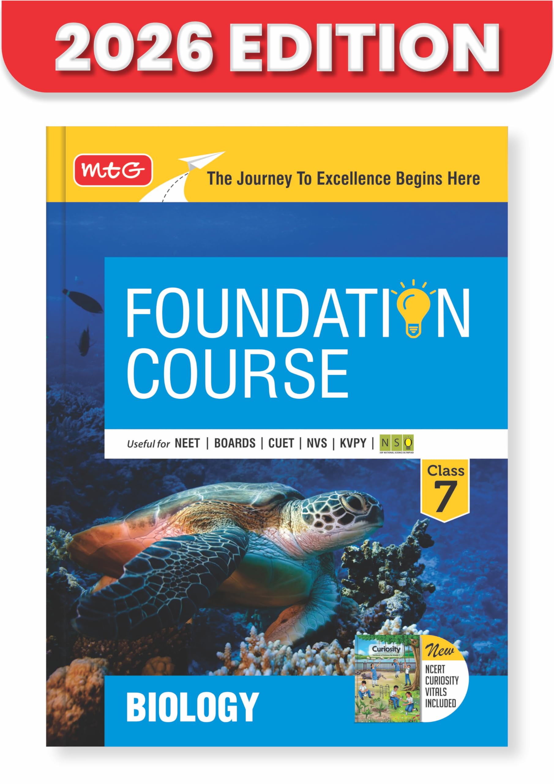 MTG Foundation Course Class 7 Biology For NEET, IITJEE, CUET & Boards Exams (Edition 20262027)