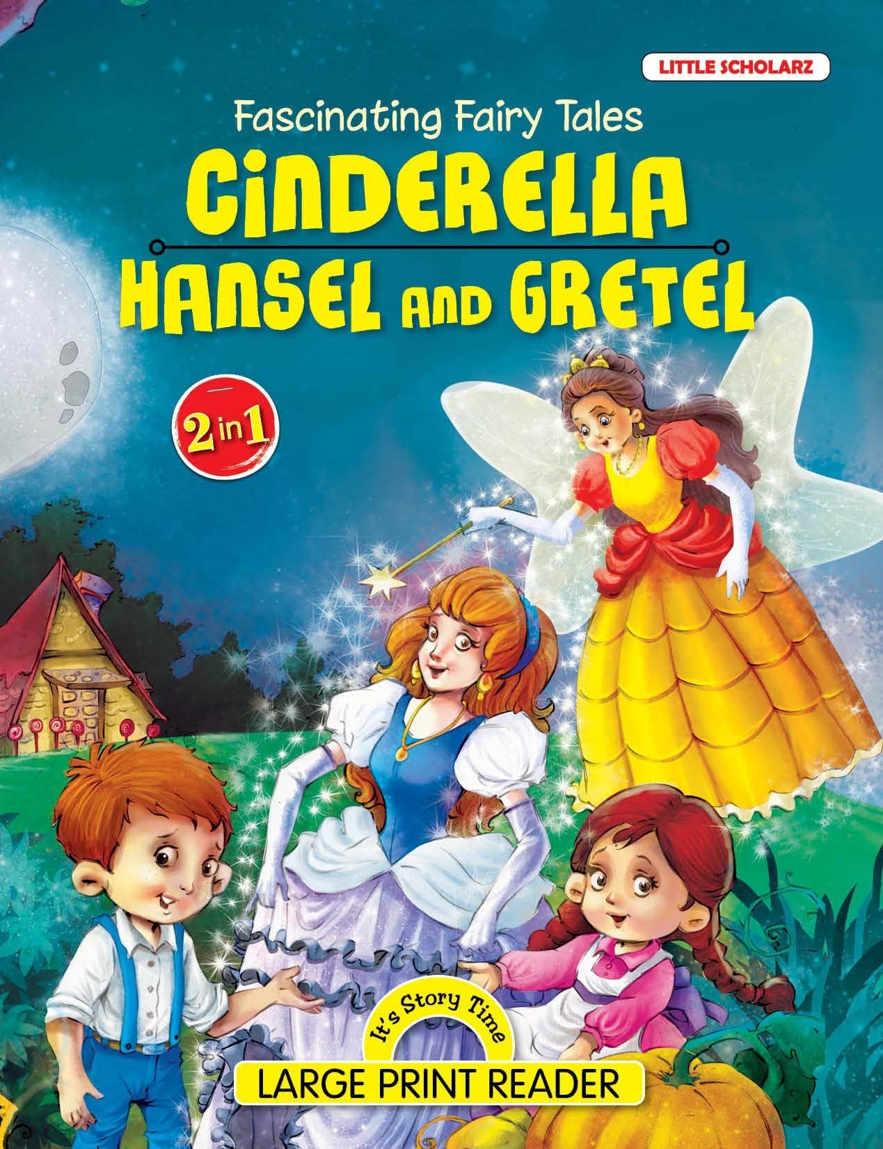 Cinderella & Hansel and Gretel | 2in1 Illustrated Fairy Tales | Paperback