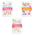 2 in 1 Copy to Colour  Fairy & Princess, Flowers & Water Animals and Unicorn & Mermaid : Magical colouring pack, Fantasy and n