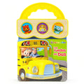CoComelon Las ruedas del bus (Wheels on the Bus) 3Button Sound Board Book for Babies and Toddlers (Spanish Edition)