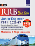 Gkp Rrb Prime Series: Junior Engineer Cbt2  Mechanical & Allied Engineering  Chapterwise & Topicwise Questions Bank