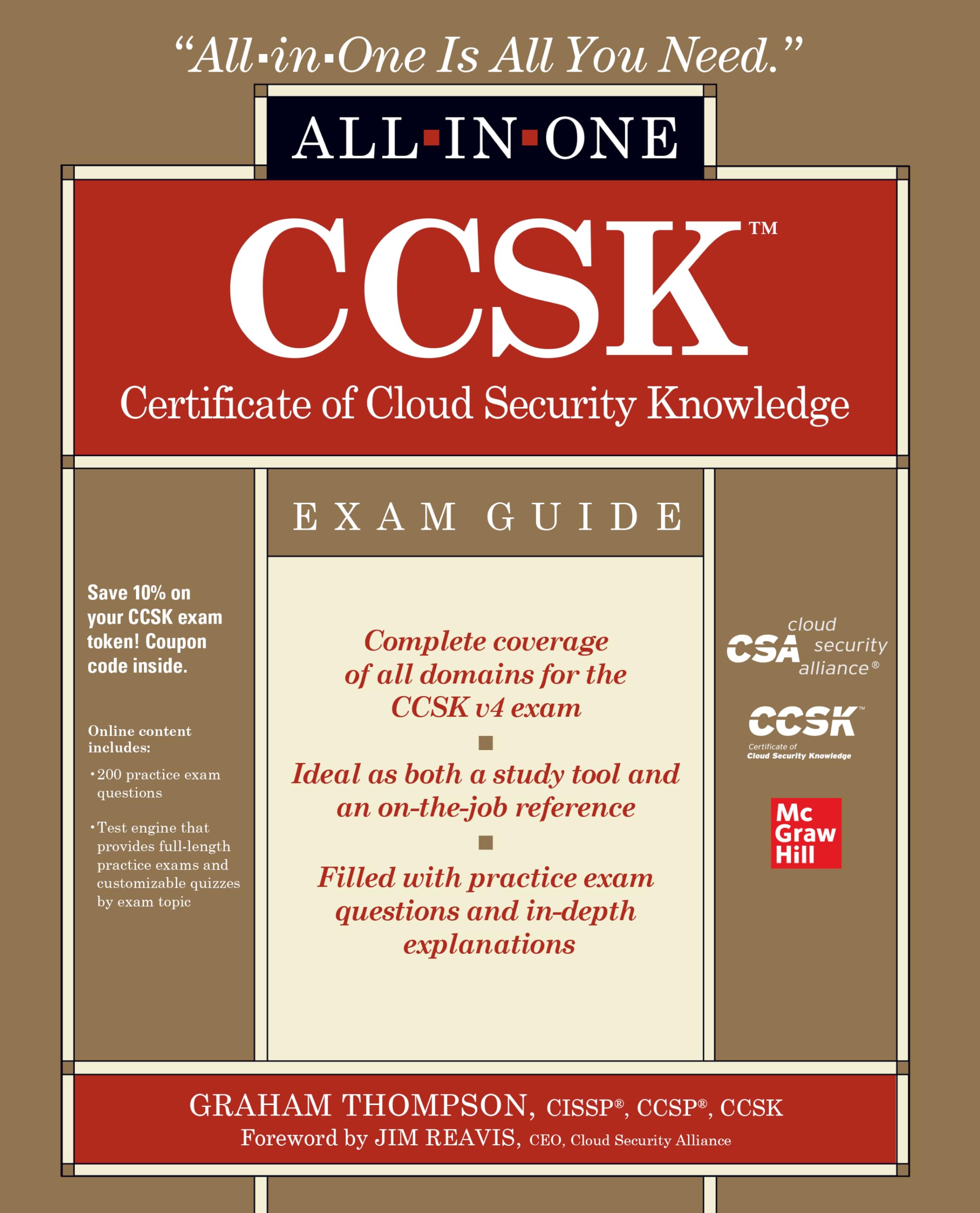 CCSK Certificate of Cloud Security Knowledge AllinOne Exam Guide