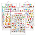 ChildS First Learning Experience Through Charts | Educational Combo Of 5 Charts (V3) [Hardcover] Sawan