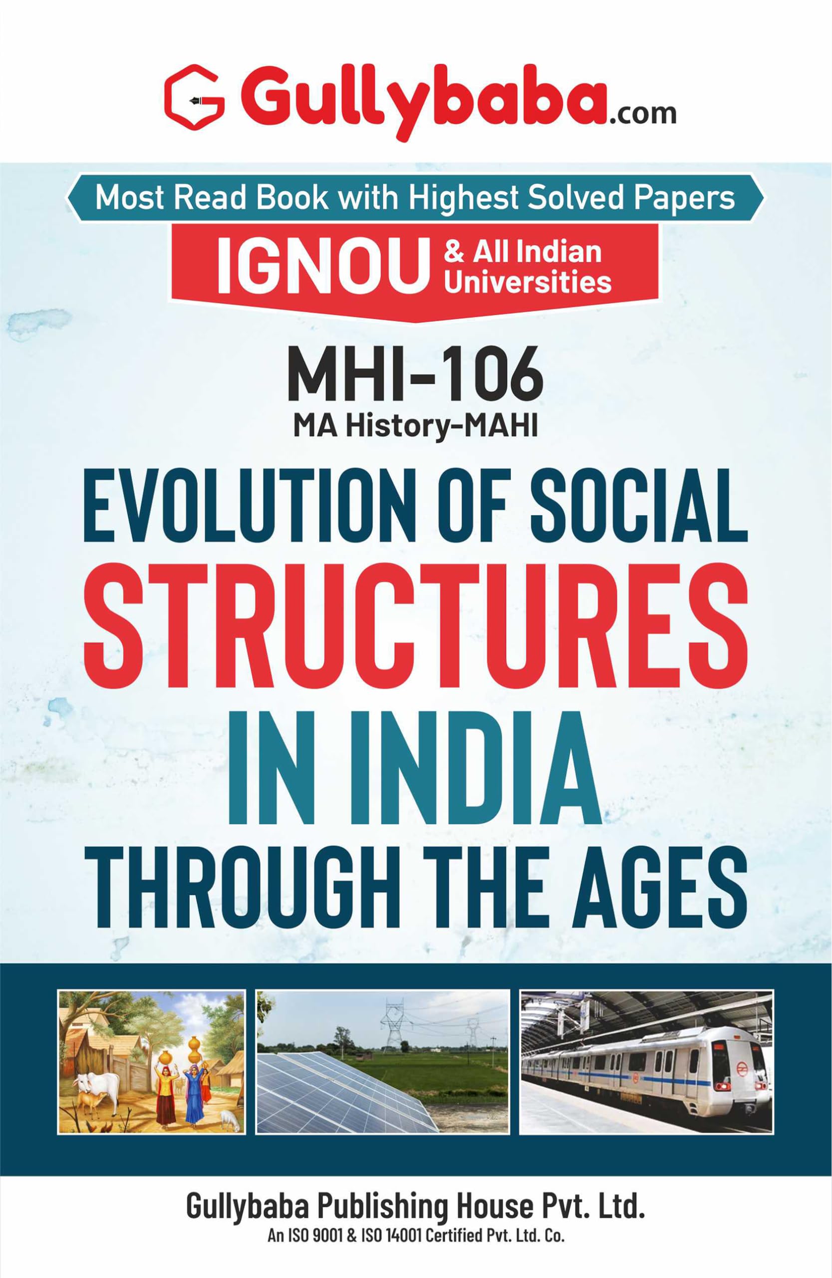 Gullybaba IGNOU MAHI (New) 2nd Sem MHI106 Social Structures in India through the Ages in English