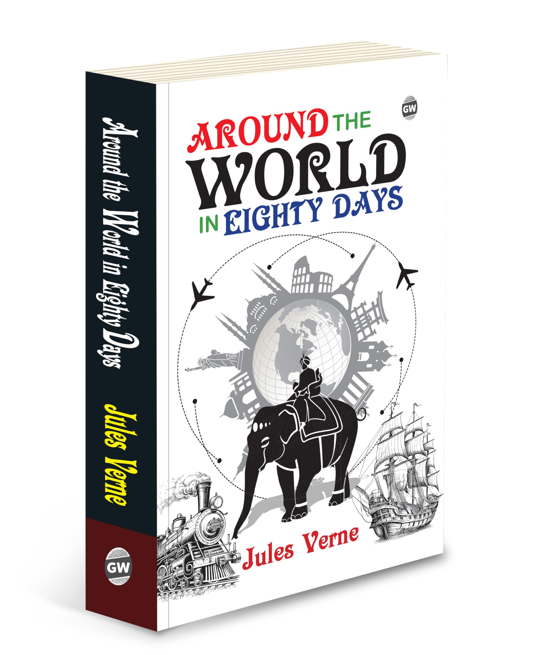 Around the World in Eighty Days (Paperback) : Timeless Adventure Classic, English Novel, Iconic Travel Novel by Jules Verne