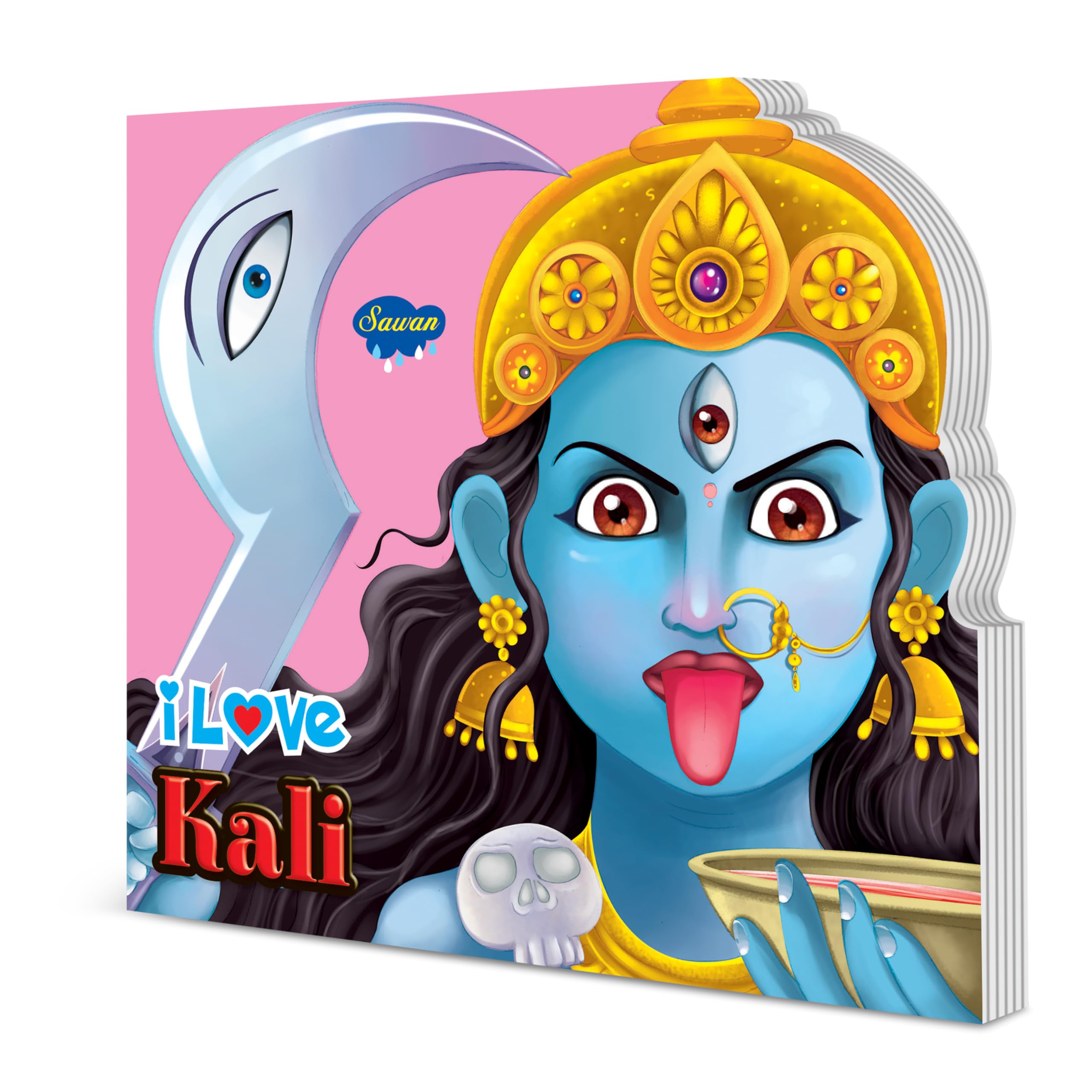 I Love Kali Die cut board book for kids : Picture Book for Children, Story book for kids with die cut designs, learning story bo