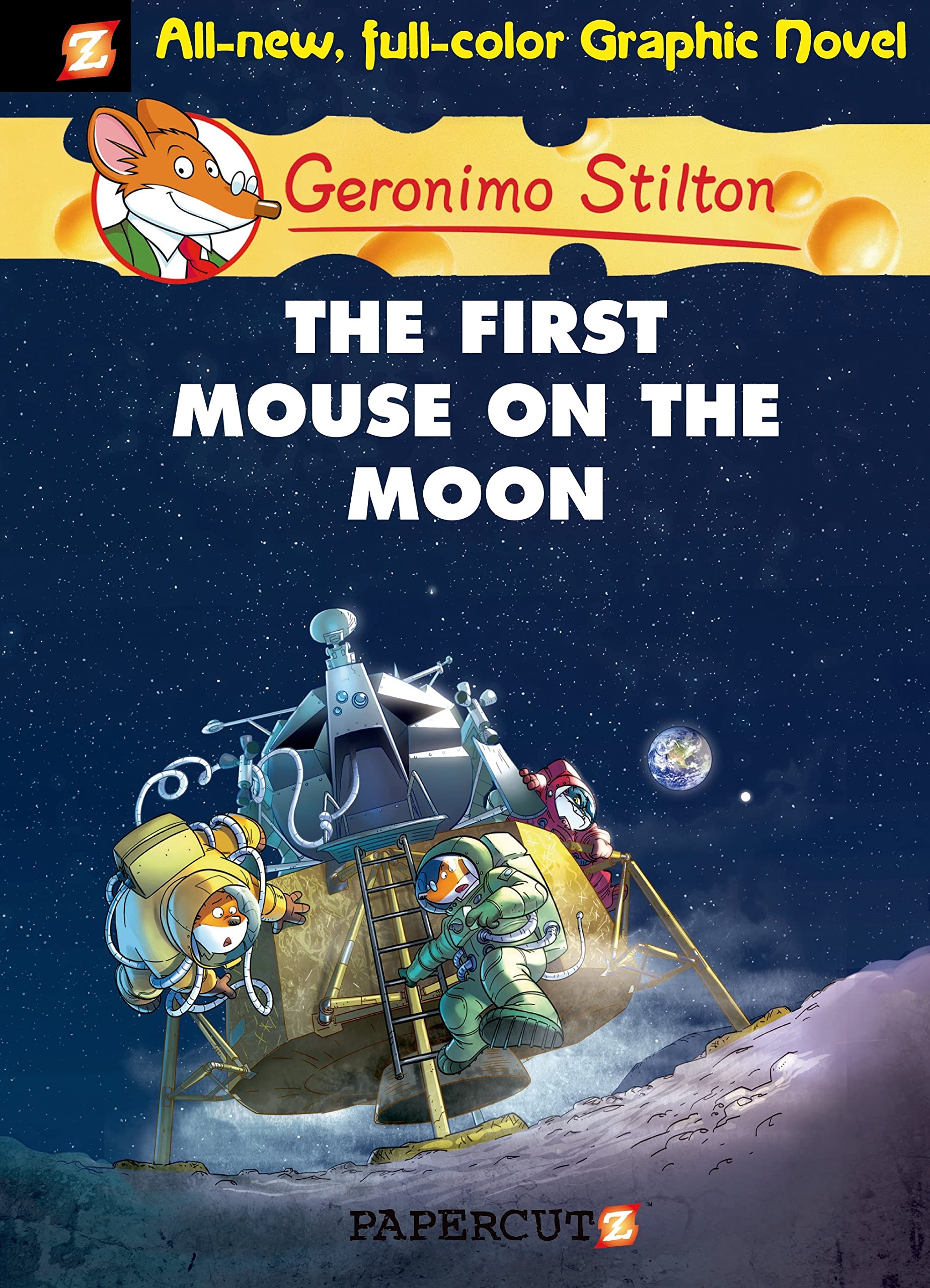 Geronimo Stilton Graphic Novels #14: The First Mouse on the Moon (14)