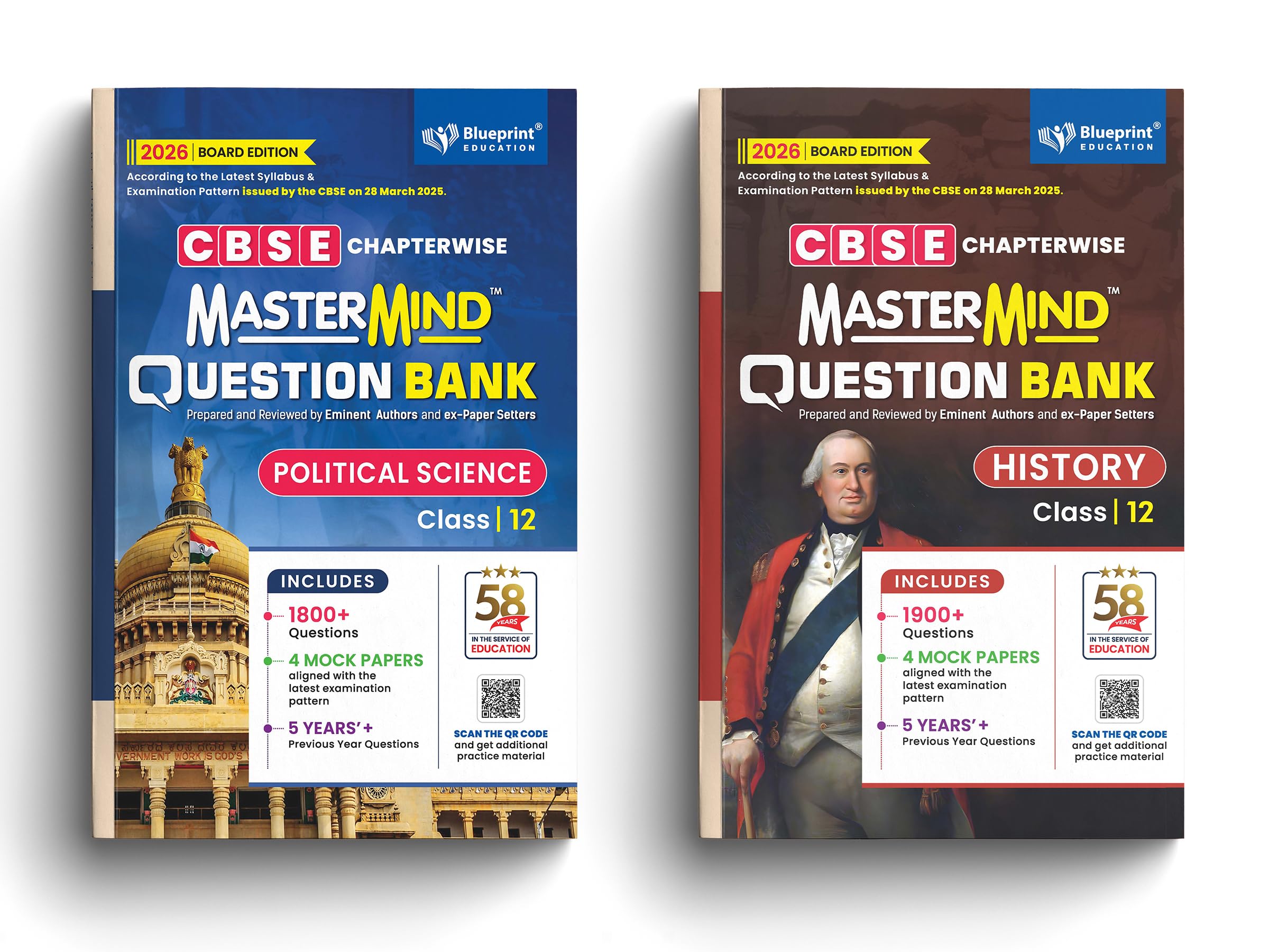 Political Science And History Class 12 (2 Books Combo) Mastermind Cbse Question Bank For 2025 Board Exams